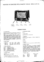 Tesla 623a - Navod k udrzbe 